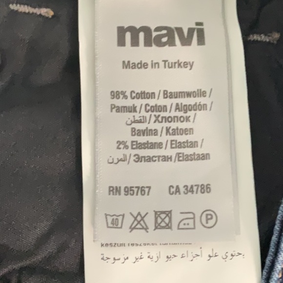 Mavi Dark Blue Jean Shorts - Picture 7 of 8